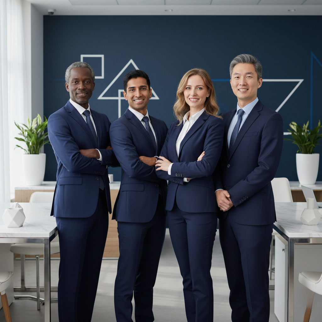 Employment lawyers posing for a team photo