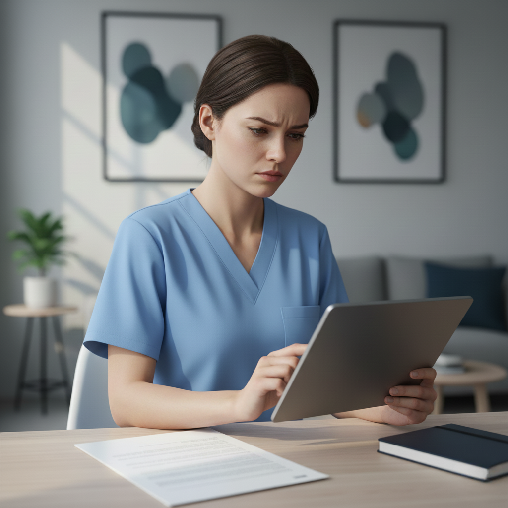 nurse contacting Harcourt Stirling Solicitors after an unfair dismissal