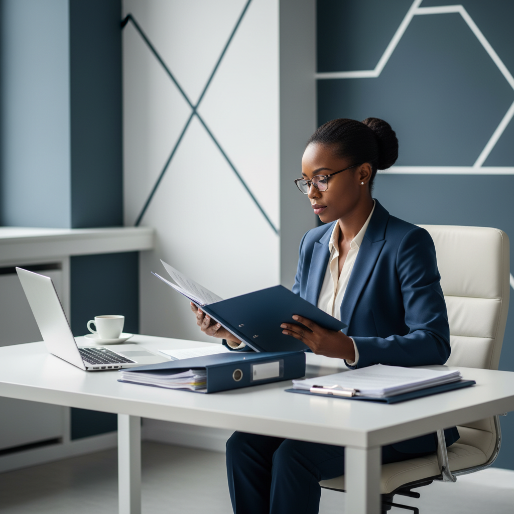 Lawyer reviewing a redundancy settlement