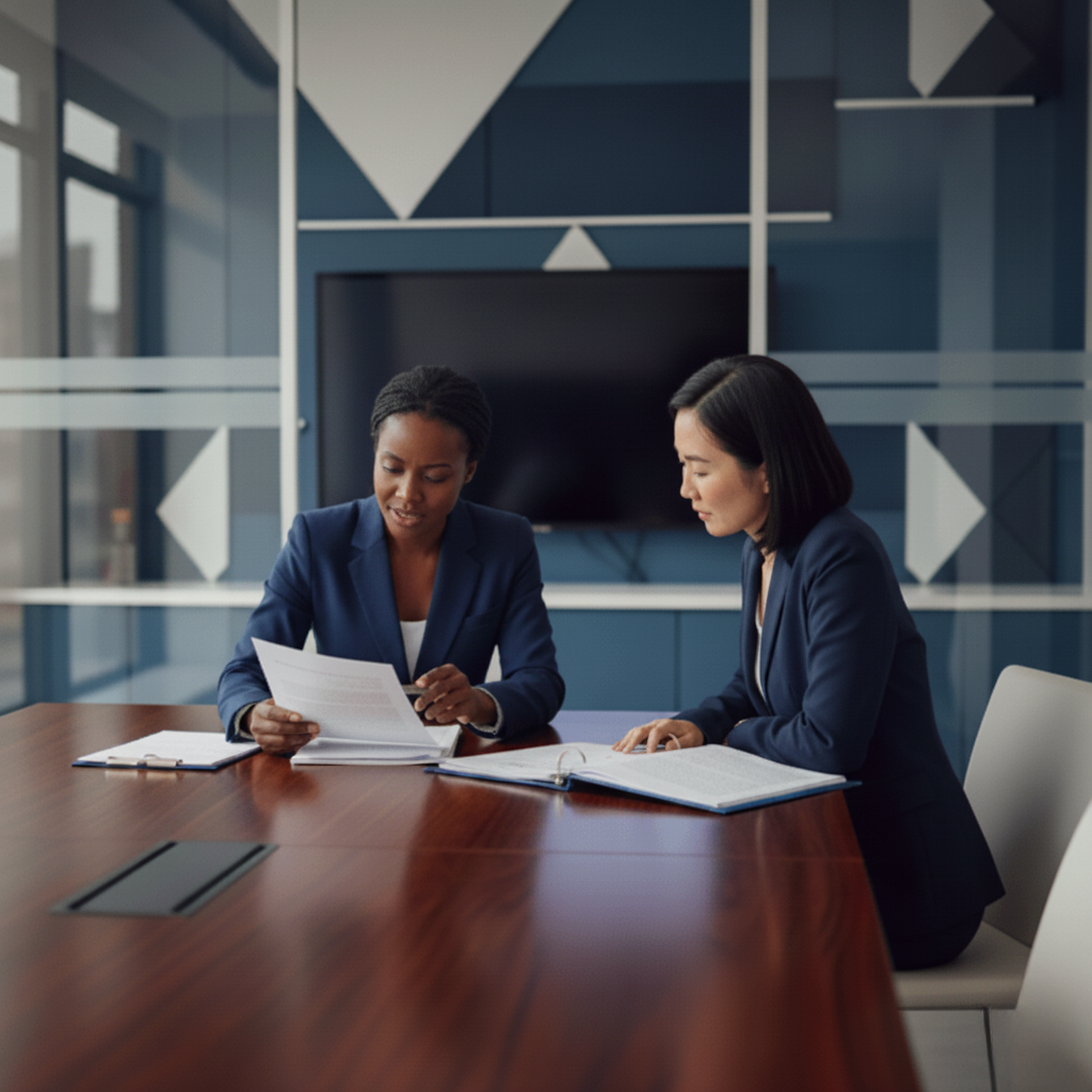 Solicitor analysing a client case