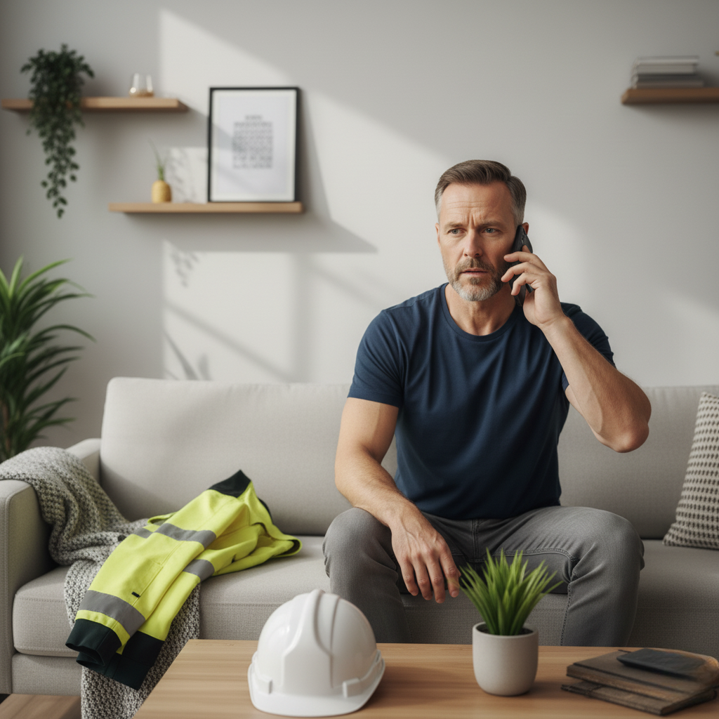 construction worker contacting Harcourt Stirling Solicitors for an equal pay claim