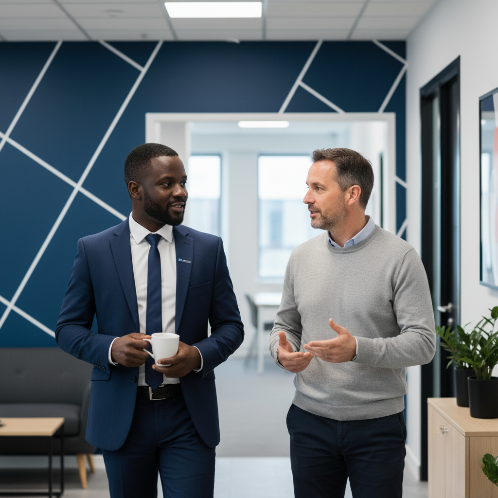 sex discrimination solicitor talking to a client