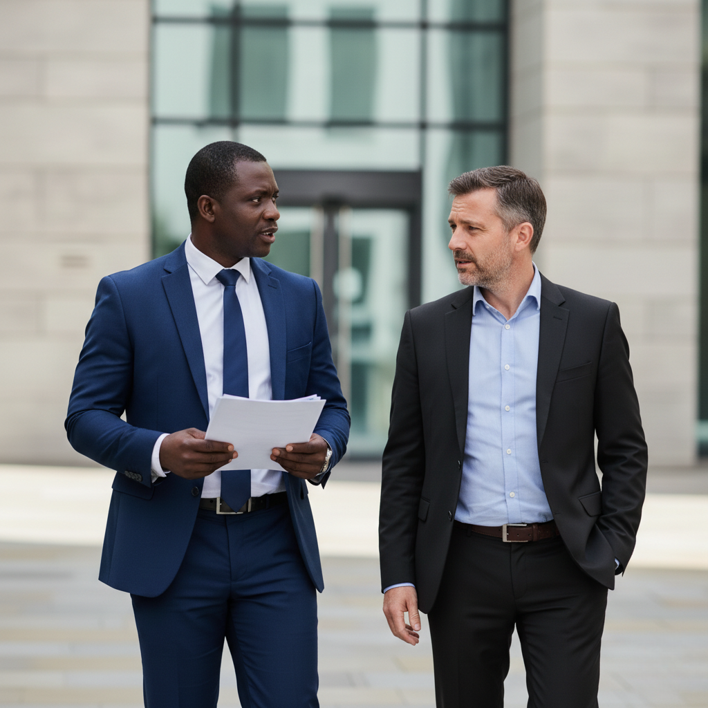 solicitors after attending an employment tribunal hearing